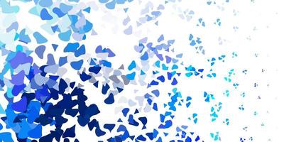 Light blue vector template with abstract forms.