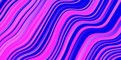 Light Pink, Blue vector texture with wry lines.