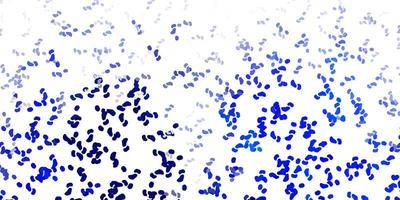 plantilla de vector azul claro con formas abstractas.