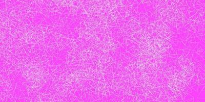 Light Pink vector background with triangles.