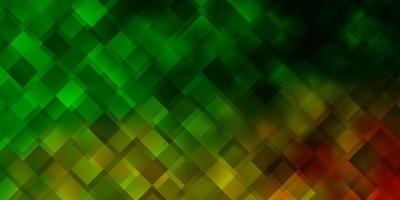 Light Green, Yellow vector texture in rectangular style.