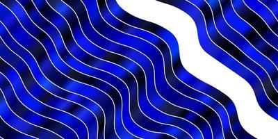 Dark BLUE vector pattern with lines.