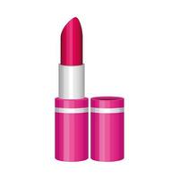 lipstick makeup female isolated icon vector