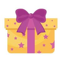 gift box present happy birthday icon vector