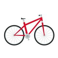 bicycle vehicle sport isolated icon vector