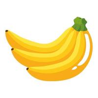 diseño de vector de icono de fruta de plátano