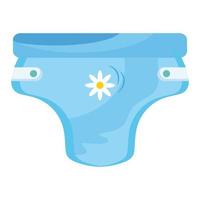 baby diaper flat style icon vector