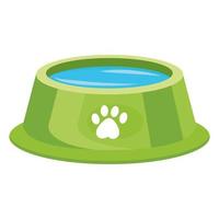 water dish pet shop isolated icon vector