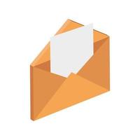 envelope mail communication isolated icon vector