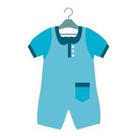 baby clothes fashion isolated icon vector
