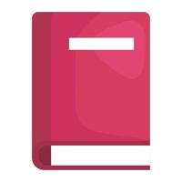 textbook school supply education icon vector