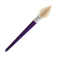 paint brush school supply icon vector