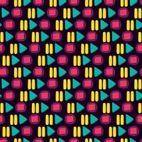 Media Player Colorful Button Flat Seamless Pattern vector
