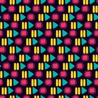 Media Player Colorful Button Flat Seamless Pattern vector