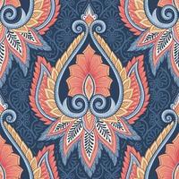 Ethnic floral pattern vector
