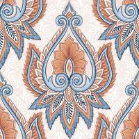 Ethnic floral pattern vector