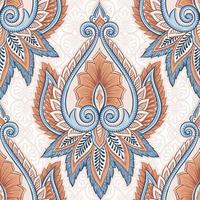 Ethnic floral pattern vector