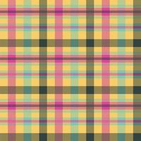 Tartan color seamless vector pattern
