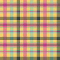 Tartan color seamless vector pattern