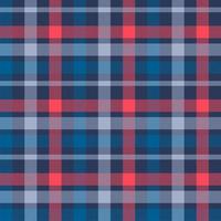 Tattersall material color seamless vector pattern