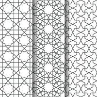 Islamic geometry pattern vector