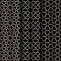 Islamic geometry pattern vector