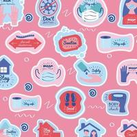 New normal pattern background vector