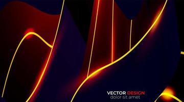 Vector background of abstract geometric shapes. Wave texture