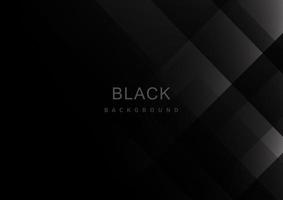 Abstract black background with geometric square shapes layer. vector