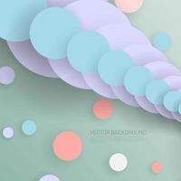 Abstract memphis pastel shapes background vector