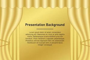 Gold Presentation background vector