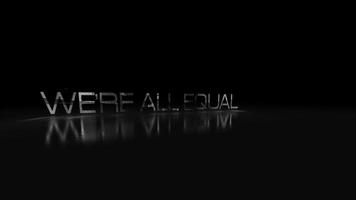 Black History Month Glitch Text effect on Black video