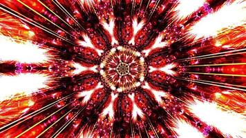 Kaleidoscope Firework Sequence Patterns Morphing video