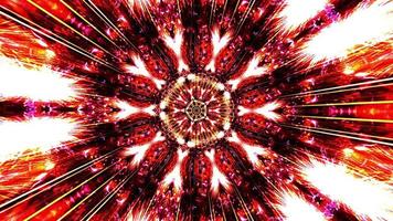 Kaleidoscope Firework Sequence Patterns Morphing video