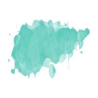 Green watercolor splash vector template