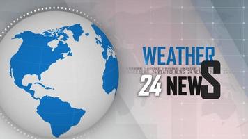 Weather News Intro video