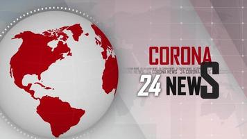 introdução de notícias corona video
