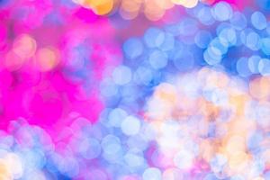 Colorful bokeh background photo