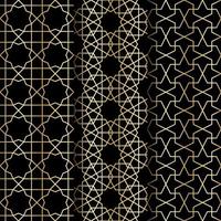 Islamic geometry pattern vector