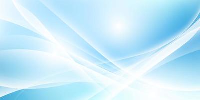 gradientes abstractos ondas azules fondo de plantilla de banner. ilustración vectorial colorida vector