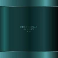 Realistic green metallic metal background and texture. vector