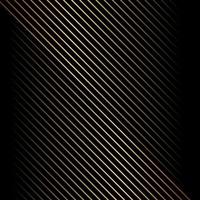 Abstract gold diagonal line pattern on black background and texture. vector