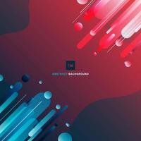 Abstract geometric gradient shapes composition background minimal style. vector