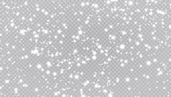 White snow flakes on background. vector