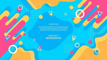 Abstract flat diagonal geometric fluid shapes background vector