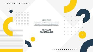 Abstract flat geometric shapes background vector