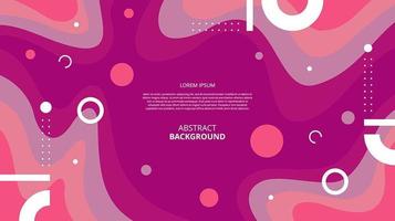 Abstract flat geometric liquid shapes dark background vector