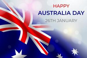 Realistic Australia Day Concept vector