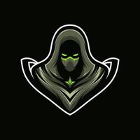 Assassin warrior mascot vector