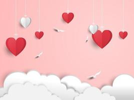 Valentine's day vector design, background